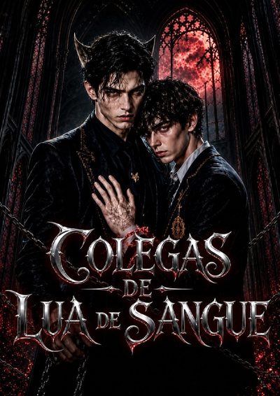Capa da miniss&eacute;rie Colegas de Lua de Sangue