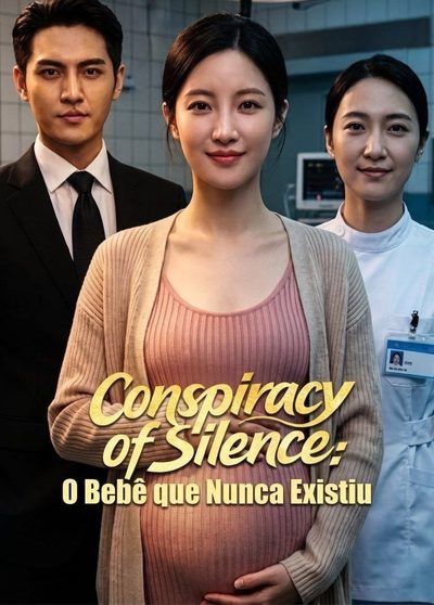 Capa da miniss&eacute;rie Conspiração de Silêncio: o Bebê que Nunca Existiu