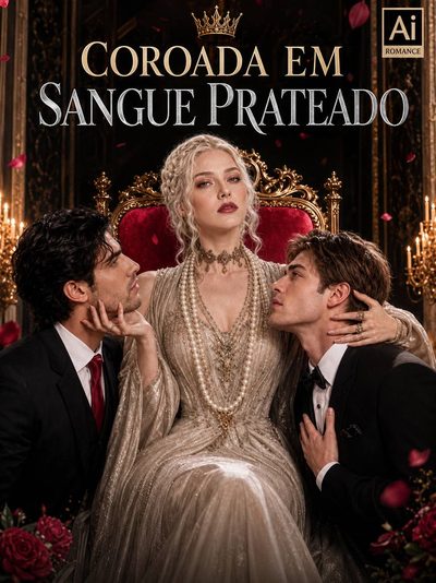 Capa da miniss&eacute;rie Coroa em Sangue Prateado