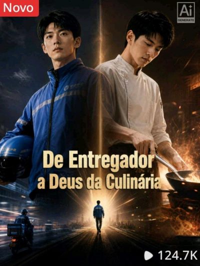 Capa da miniss&eacute;rie De Entregador a Deus da Culinária