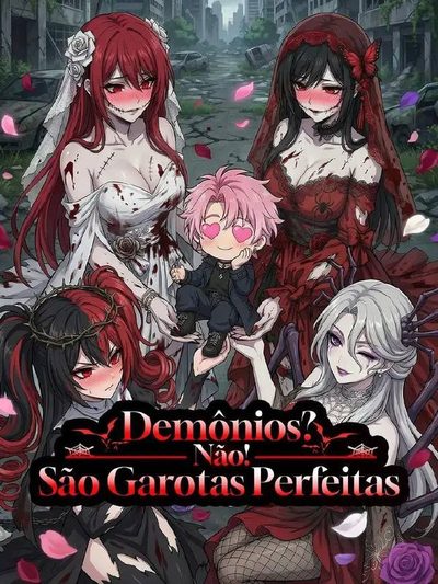Capa da miniss&eacute;rie Demônios? Não! São Garotas Perfeitas