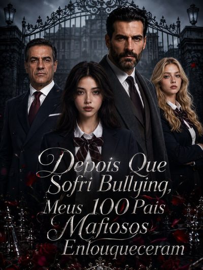 Capa da miniss&eacute;rie Depois que Sofri Bullying, Meus 100 Pais Mafiosos Enlouqueceram