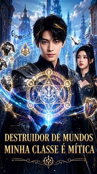 Capa da miniss&eacute;rie Destruidor de Mundos Minha Classe É Mítica World Crusher My Class Is Mythic