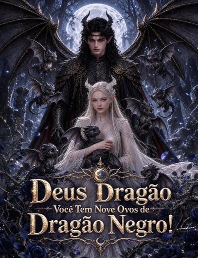 Capa da miniss&eacute;rie Deus Dragão Você Tem Nove Ovos de Dragão Negro