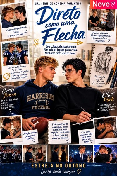 Capa da miniss&eacute;rie Direto Como uma Flecha - Lgbt Bl