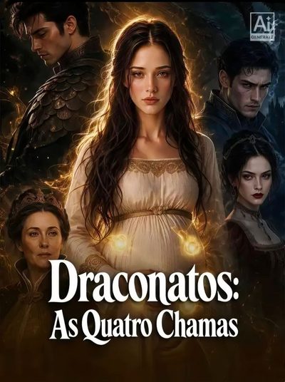 Capa da miniss&eacute;rie Draconatos: as Quatro Chamas