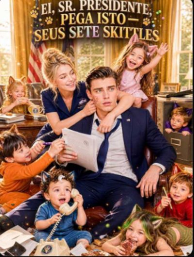 Capa da miniss&eacute;rie Ei, Sr. Presidente, Pega Isso - Seus Sete Skittles
