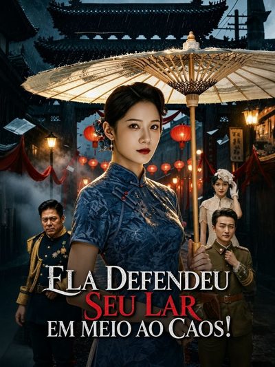 Capa da miniss&eacute;rie Ela Defendeu Seu Lar em Meio ao Caos!