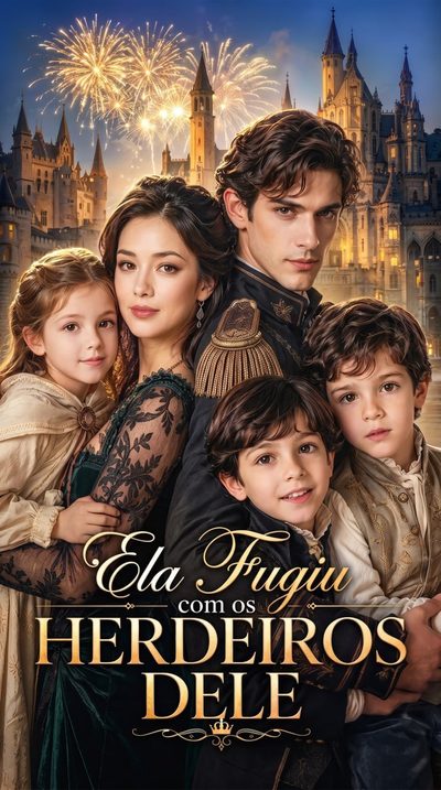 Capa da miniss&eacute;rie Ela Fugiu com os Herdeiros Dele