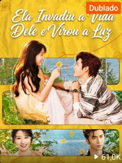 Capa da miniss&eacute;rie Ela Invadiu a Vida Dele e Virou a Luz