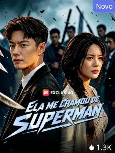 Capa da miniss&eacute;rie Ela Me Chamou de Superman