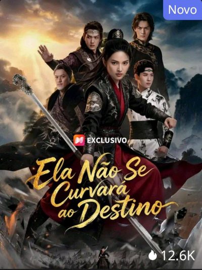 Capa da miniss&eacute;rie Ela Não Se Curvará ao Destino