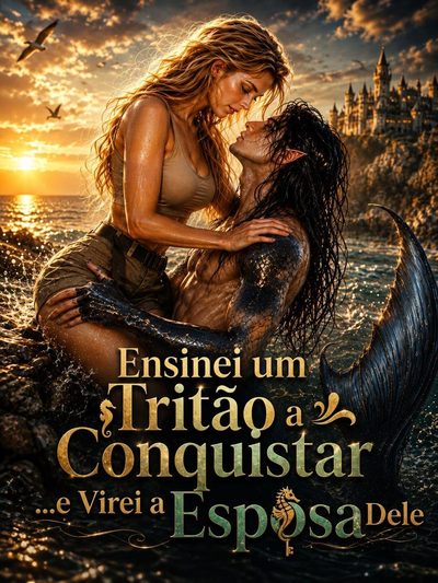 Capa da miniss&eacute;rie Ensinei Um Tritão a Conquistar ... e Virei a Esposa Dele
