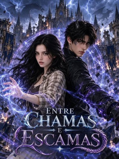 Capa da miniss&eacute;rie Entre Chamas e Escamas