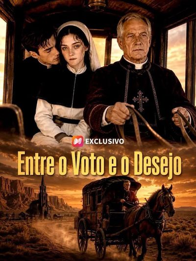 Capa da miniss&eacute;rie Entre o Voto e o Desejo