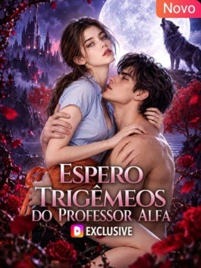 Capa da miniss&eacute;rie Espero Trigêmeos do Professor Alfa