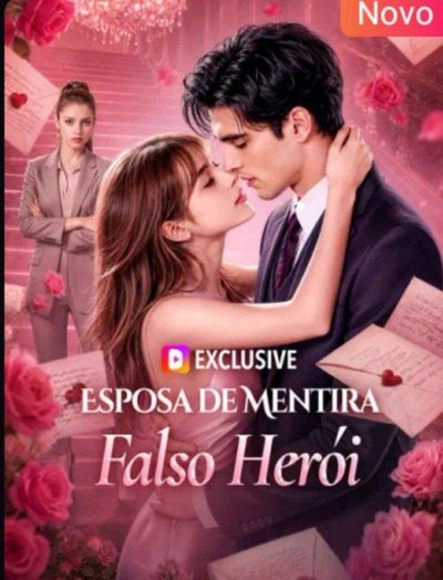 Capa da miniss&eacute;rie Esposa de Mentira Falso Herói