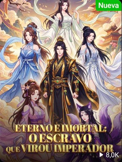 Capa da miniss&eacute;rie Eterno e Imortal: o Escravo que Virou Imperador