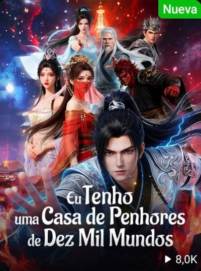 Capa da miniss&eacute;rie Eu Tenho uma Casa de Penhores de Dez Mil Mundos