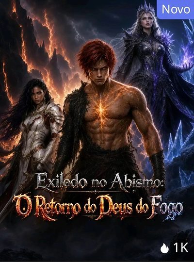 Capa da miniss&eacute;rie Exilado no Abismo do Deus do Fogo