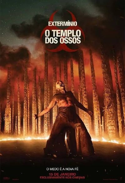 Capa da miniss&eacute;rie Extermínio - o Templo dos Ossos