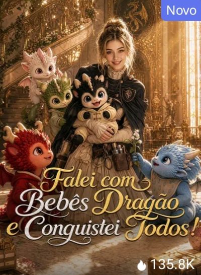 Capa da miniss&eacute;rie Falei com Bebês Dragão e Conquistei Todos!