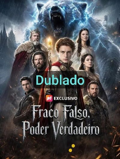 Capa da miniss&eacute;rie Fraco Falso, Poder Verdadeiro dublado