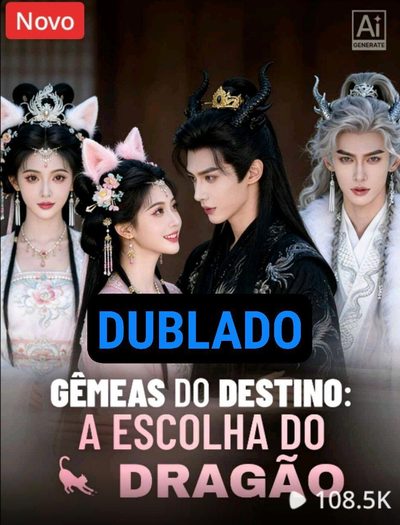 Capa da miniss&eacute;rie Gêmeas do Destino: a Escolha do Dragão