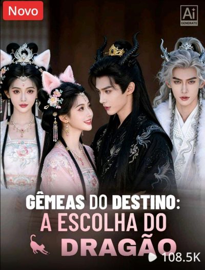 Capa da miniss&eacute;rie Gêmeas do Destino: a Escolha do Dragão