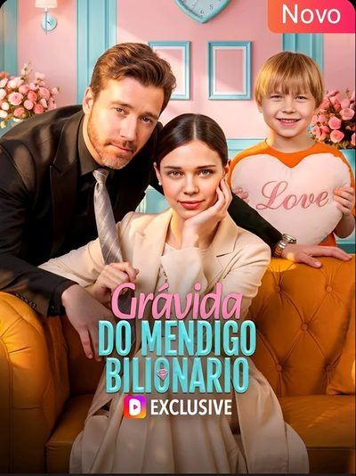 Capa da miniss&eacute;rie Grávida do Mendigo Bilionário
