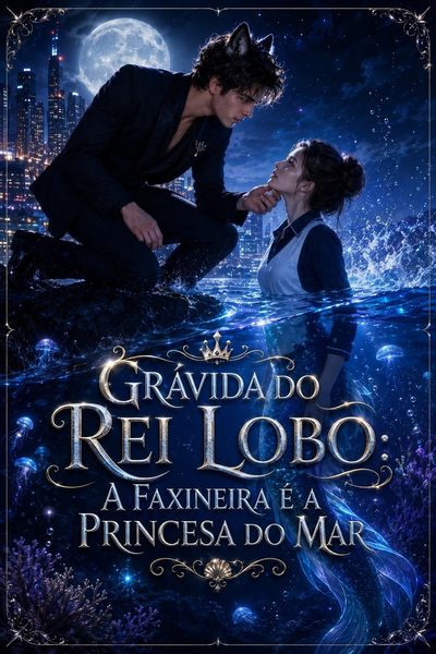 Capa da miniss&eacute;rie Grávida do Rei Lobo: a Faxineira É a Princesa do Mar