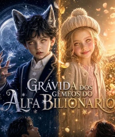 Capa da miniss&eacute;rie Grávida dos Gêmeos do Alfa Bilionário -