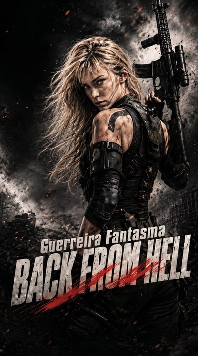 Capa da miniss&eacute;rie Guerreira Fantasma de Volta do Inferno