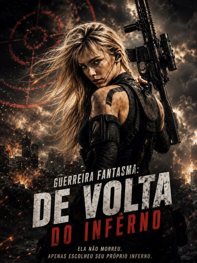 Capa da miniss&eacute;rie Guerreira Fantasma: de Volta do Inferno Back From Hell