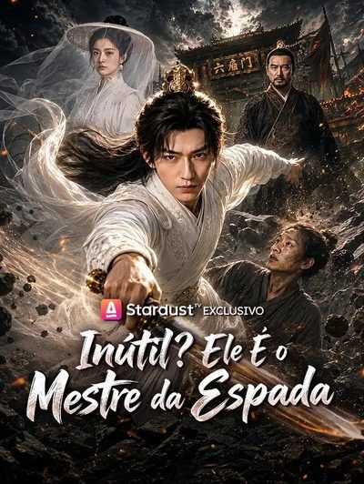 Capa da miniss&eacute;rie Inútil? Ele É o Mestre da Espada