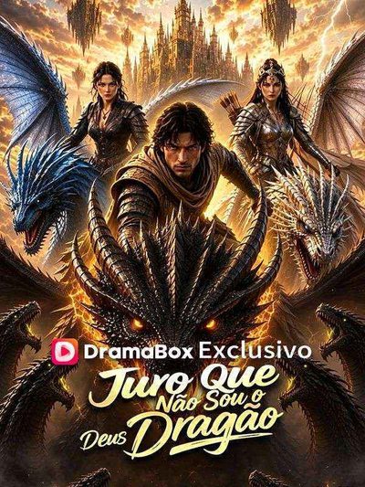 Capa da miniss&eacute;rie Juro que Não Sou o Deus Dragão -