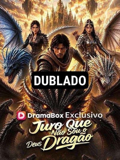 Capa da miniss&eacute;rie Juro que Não Sou o Deus Dragão