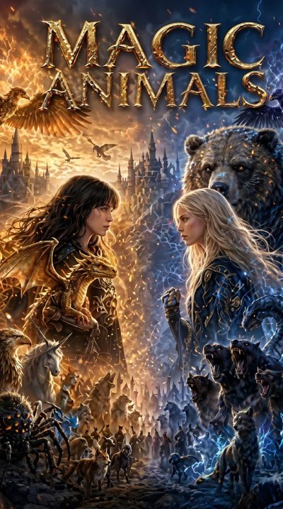Capa da miniss&eacute;rie Magic Animals