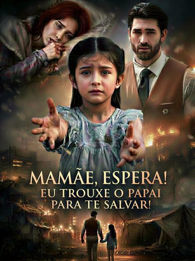 Capa da miniss&eacute;rie Mamãe, Espere!, Eu Trouxe o Papai para Te Salvar Mamãe, Segura, Eu Trouxe o Papai para Te Salvar Mommy Hold On! I Brought Daddy To Save You