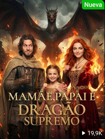 Capa da miniss&eacute;rie Mamãe, Papai É Dragão Supremo