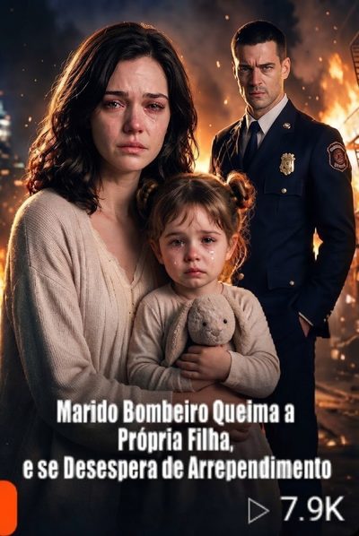 Capa da miniss&eacute;rie Marido Bombeiro Queima a Própria Filha, e Se Desespera de Arrependimento