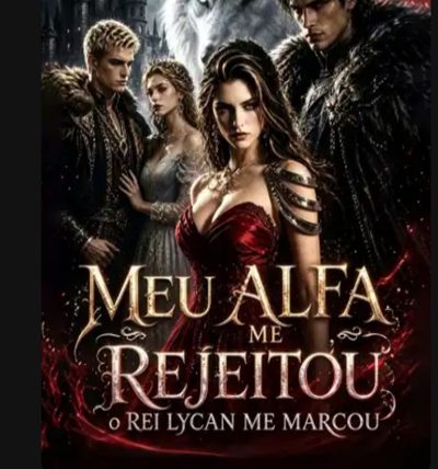 Capa da miniss&eacute;rie Meu Alfa Me Rejeitou , o Rei Lycan Me Marcou