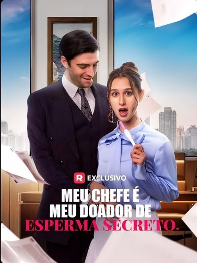 Capa da miniss&eacute;rie Meu Chefe É Meu Doador de Esperma Secreto [my Boss Is My Secret Sperm Donor]
