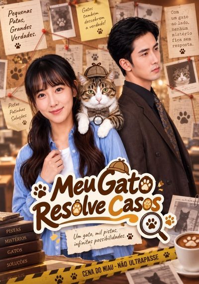 Capa da miniss&eacute;rie Meu Gato Resolve Casos
