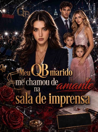 Capa da miniss&eacute;rie Meu Marido Qb Me Chamou de Amante na Sala de Imprensa
