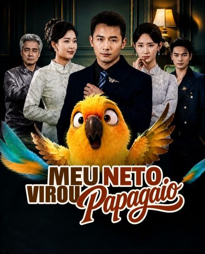 Capa da miniss&eacute;rie Meu Neto Virou Papagaio