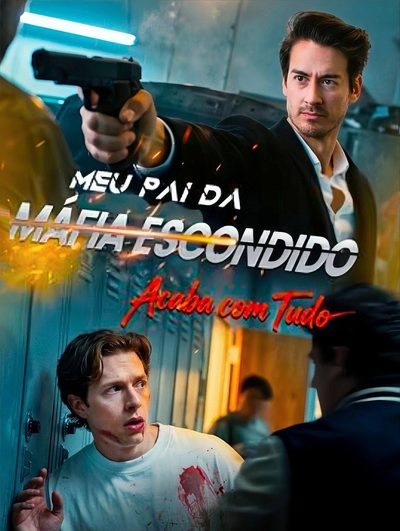 Capa da miniss&eacute;rie Meu Pai da Máfia Escondido Acaba com Tudo