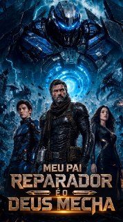 Capa da miniss&eacute;rie Meu Pai Reparador É o Deus Mecha