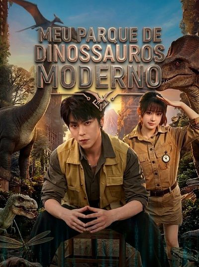 Capa da miniss&eacute;rie Meu Parque de Dinossauros Moderno