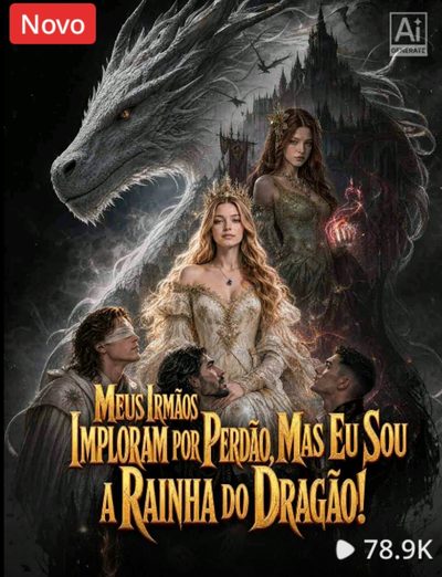 Capa da miniss&eacute;rie Meus Irmãos Imploram Perdão Mas Eu Sou a Rainha do Dragão!